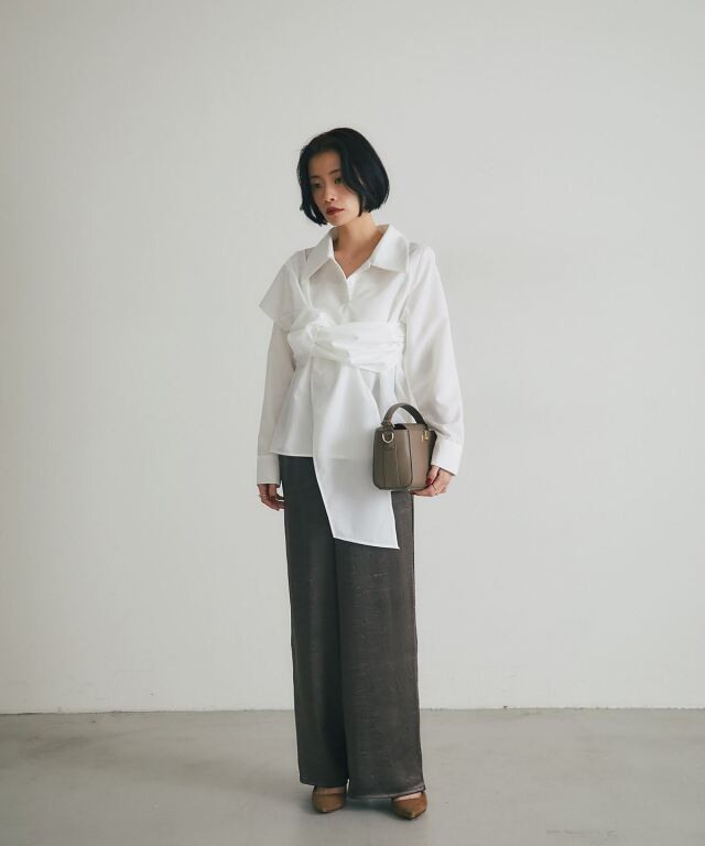 btj様用 ARVELLIA】SATIN FLUID PANTS