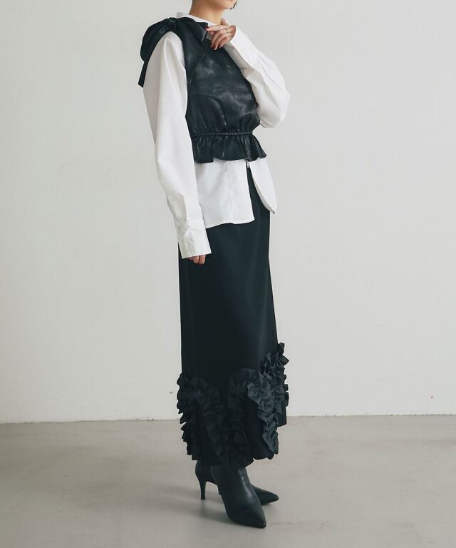 ARVELLIA】RIBBON STRAP BUSTIER