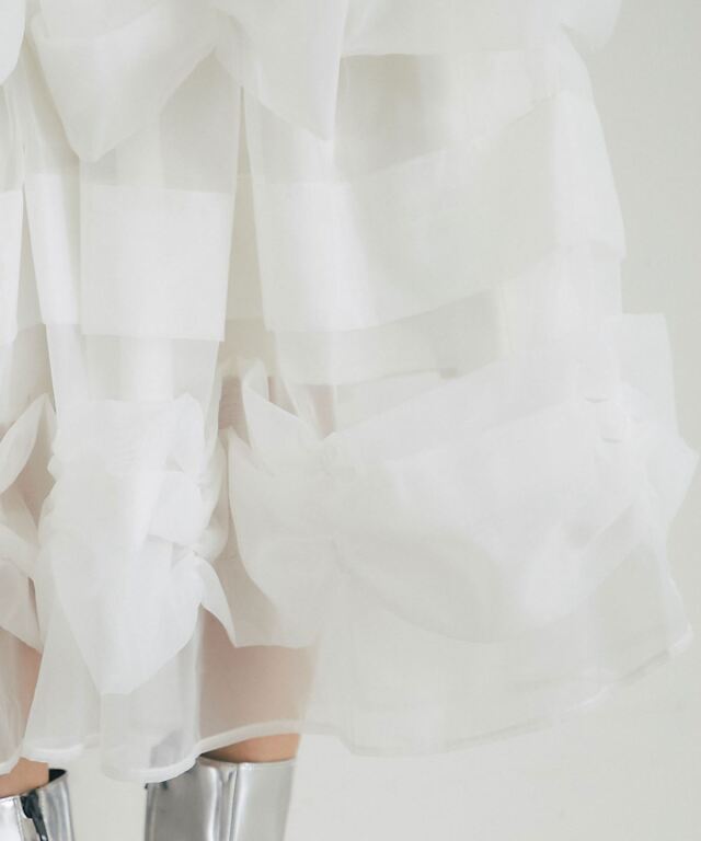 ARVELLIA】ARC BOW SKIRT