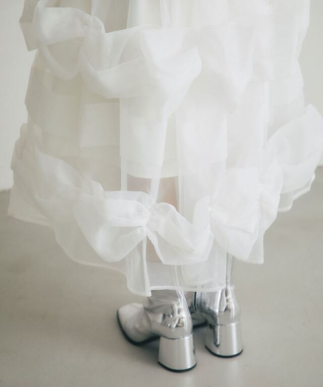 ARVELLIA】ARC BOW SKIRT