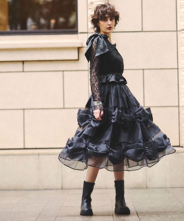 お値下げ⭐︎BRUNELLO CUCNELLIのタンクトップ新品未使用品 ARVELLIA】ARC BOW SKIRT