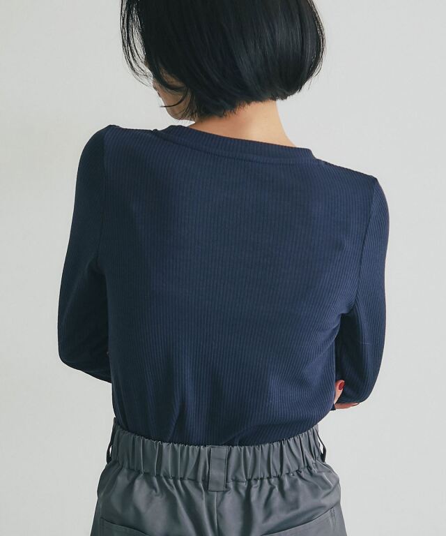 ARVELLIA】WAVE FRILL KNIT