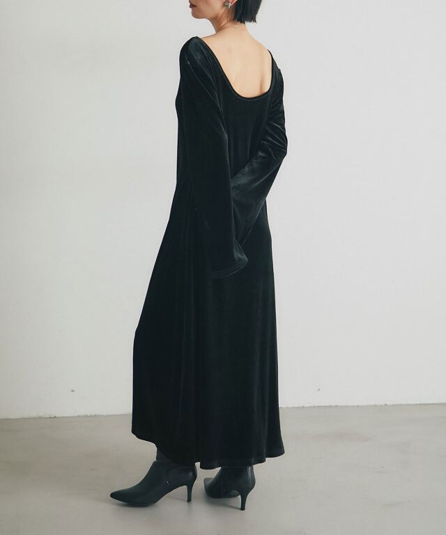 ARVELLIA】BUSTIER SET VELVETDRESS