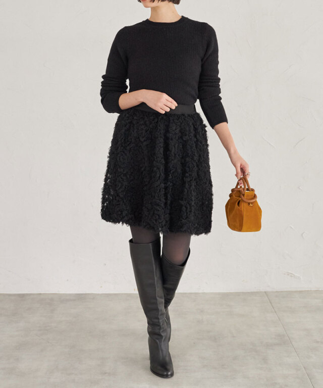 ARVELLIA】TULLE BALLOON SKIRT