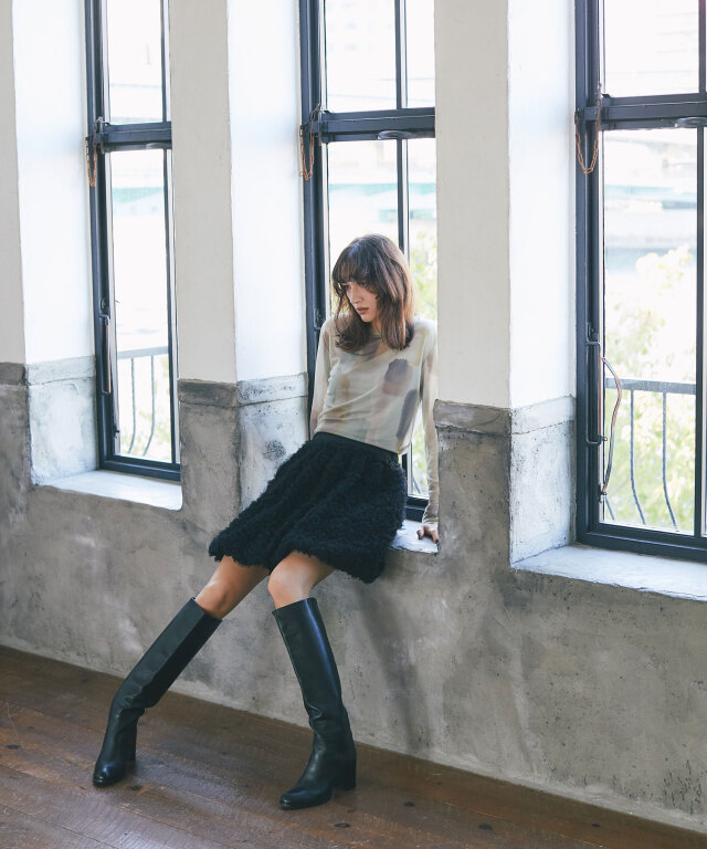 ARVELLIA】TULLE BALLOON SKIRT