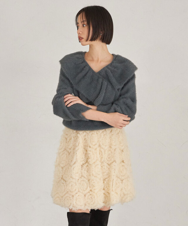 ARVELLIA】TULLE BALLOON SKIRT