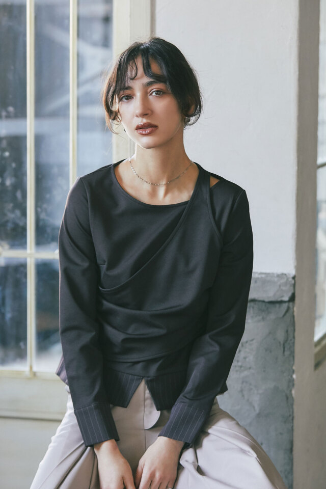 ケーブルニット