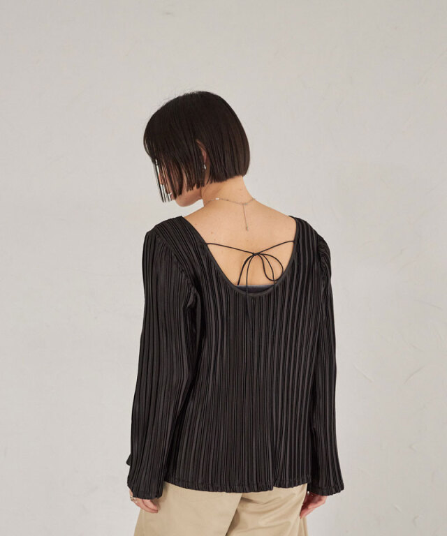 ARVELLIA】TEXTURED SATIN TOPS