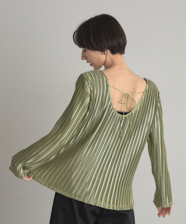 ARVELLIA】TEXTURED SATIN TOPS