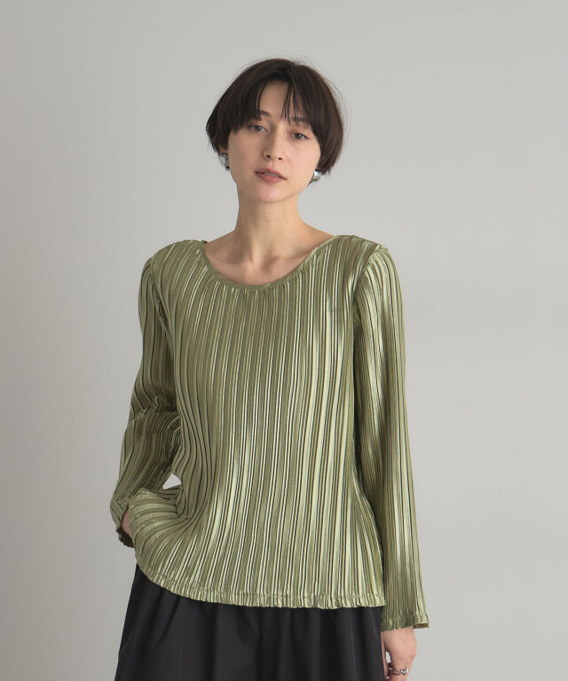 ARVELLIA】TEXTURED SATIN TOPS