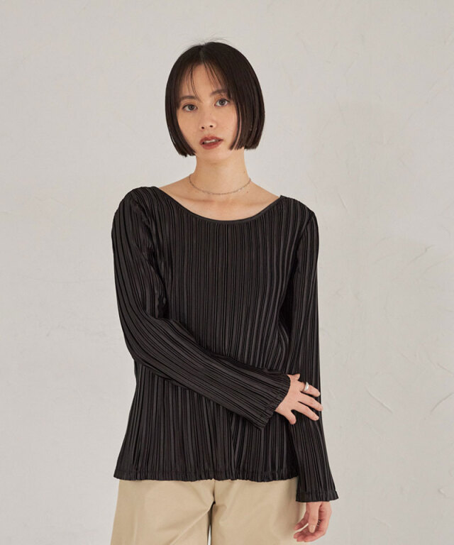 ARVELLIA】TEXTURED SATIN TOPS