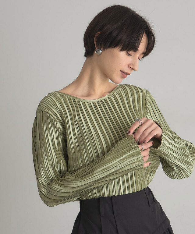 ARVELLIA】TEXTURED SATIN TOPS