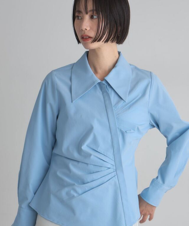 ARVELLIA】FOLD FLOW SHIRT