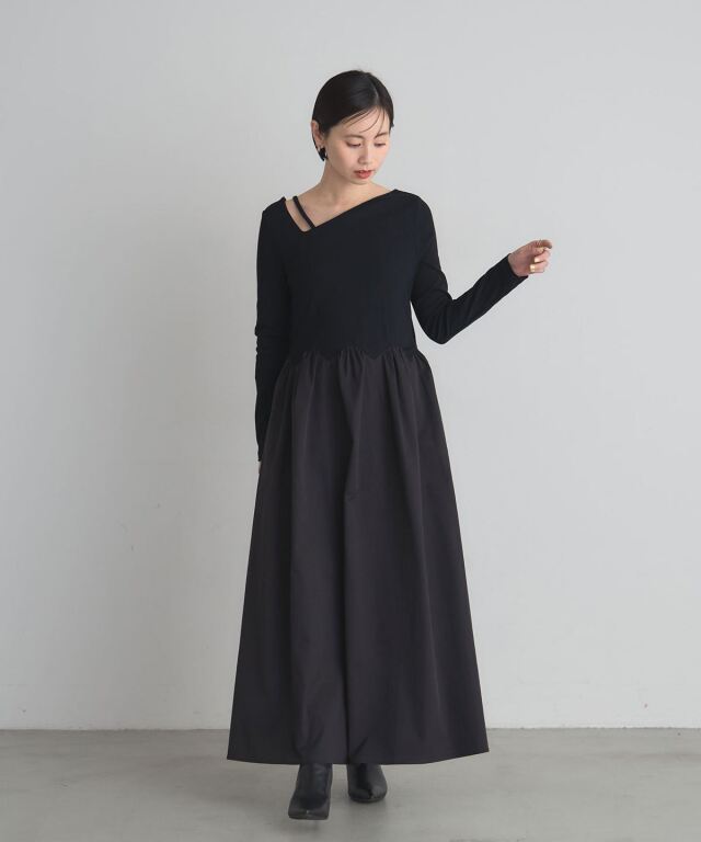 ARVELLIA】WAVE LINE DRESS