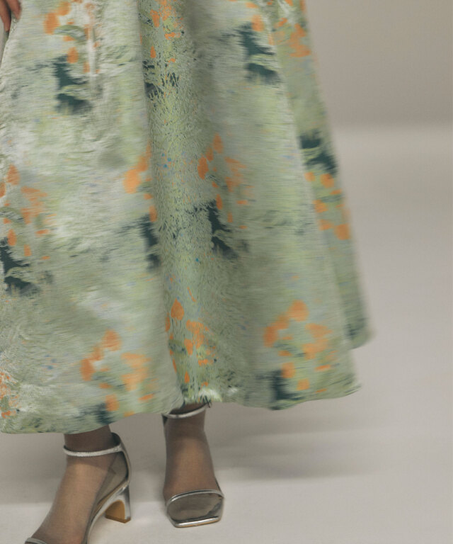 【ARVELLIA】BROCADE SKIRT