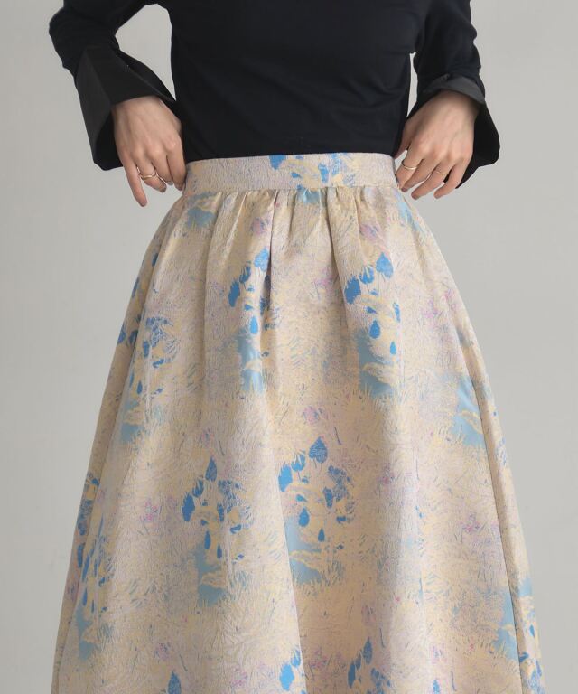 ARVELLIA】BROCADE SKIRT