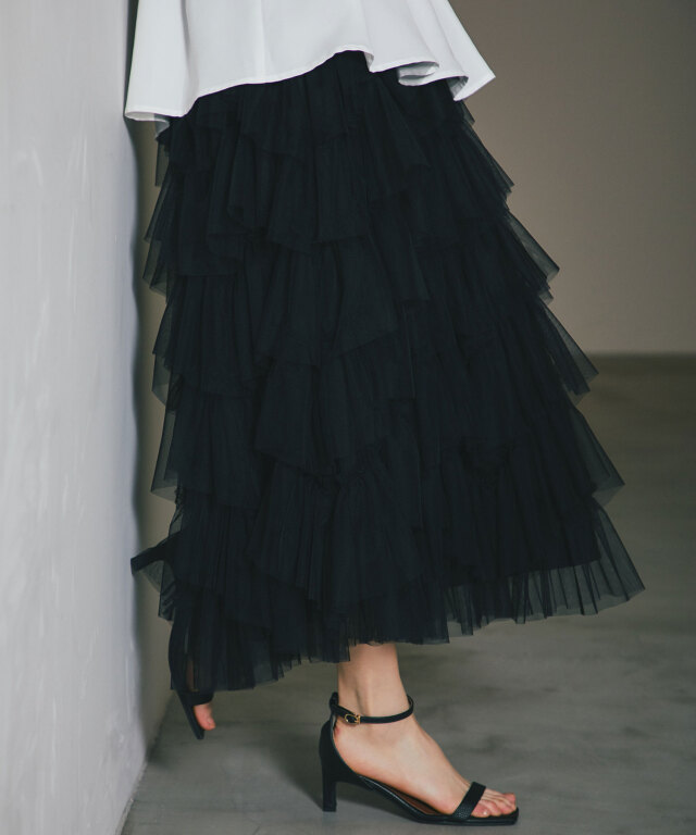 ARVELLIA】LAYERED TULLE SKIRT