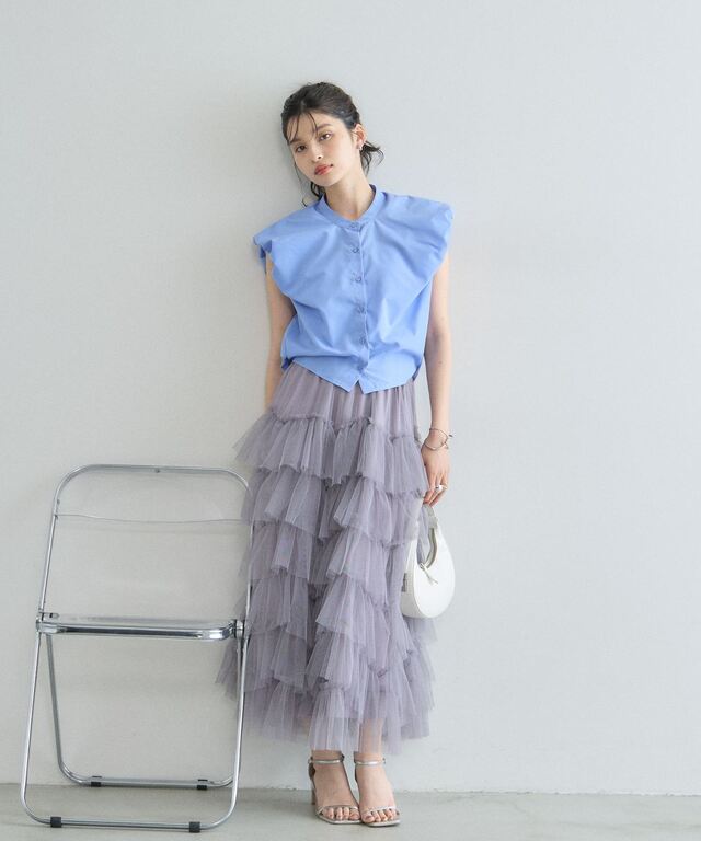ARVELLIA】LAYERED TULLE SKIRT