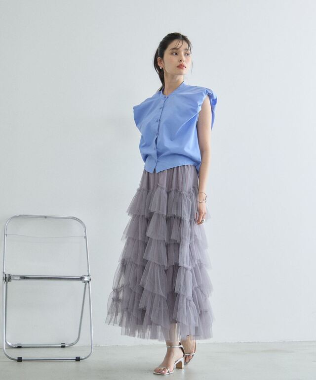 ARVELLIA】LAYERED TULLE SKIRT
