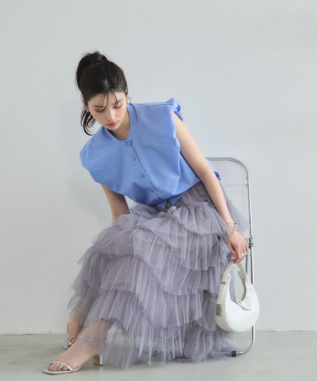 ARVELLIA】LAYERED TULLE SKIRT