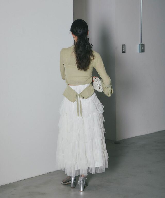 ARVELLIA】LAYERED TULLE SKIRT