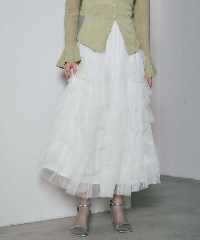 ARVELLIA】LAYERED TULLE SKIRT