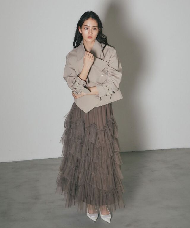ARVELLIA】LAYERED TULLE SKIRT