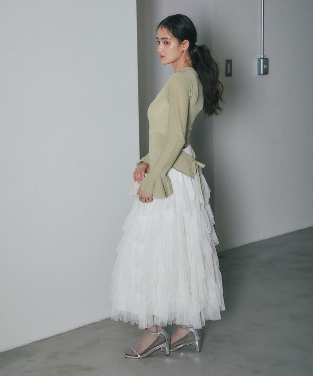 ARVELLIA】LAYERED TULLE SKIRT