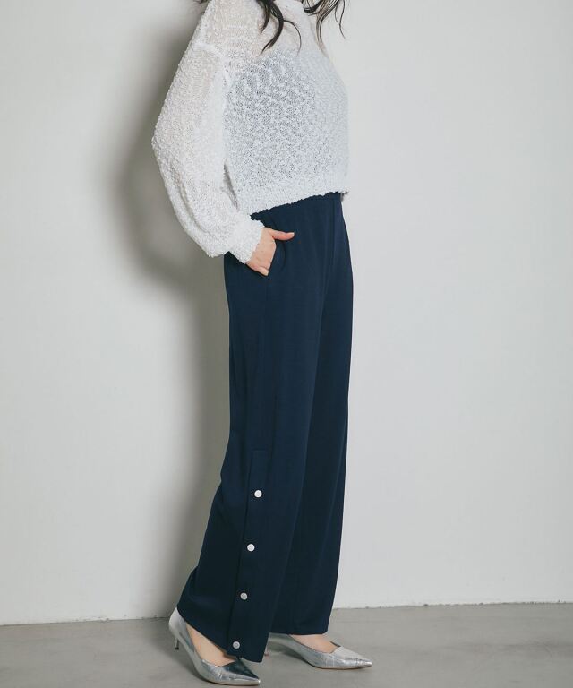 ARVELLIA】LACE REVEAL SNAP PANTS