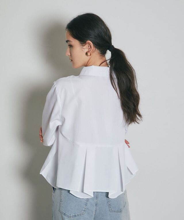 vesper33さん専用 ARVELLIA】TUCKED FLARE BLOUSE