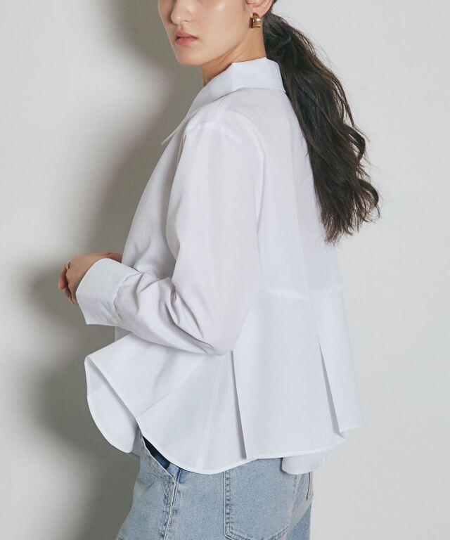ARVELLIA】TUCKED FLARE BLOUSE
