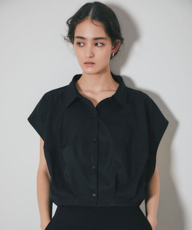 ARVELLIA】TUCKED SHORT VEST