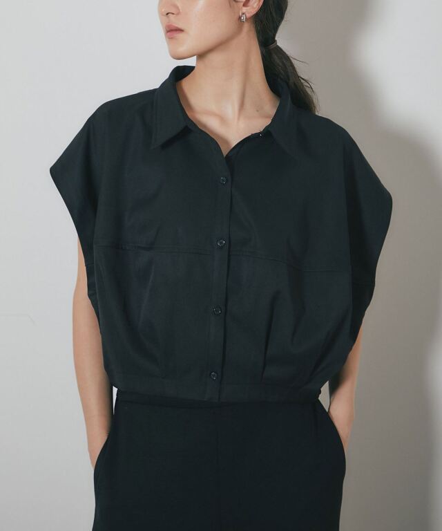 ARVELLIA】TUCKED SHORT VEST