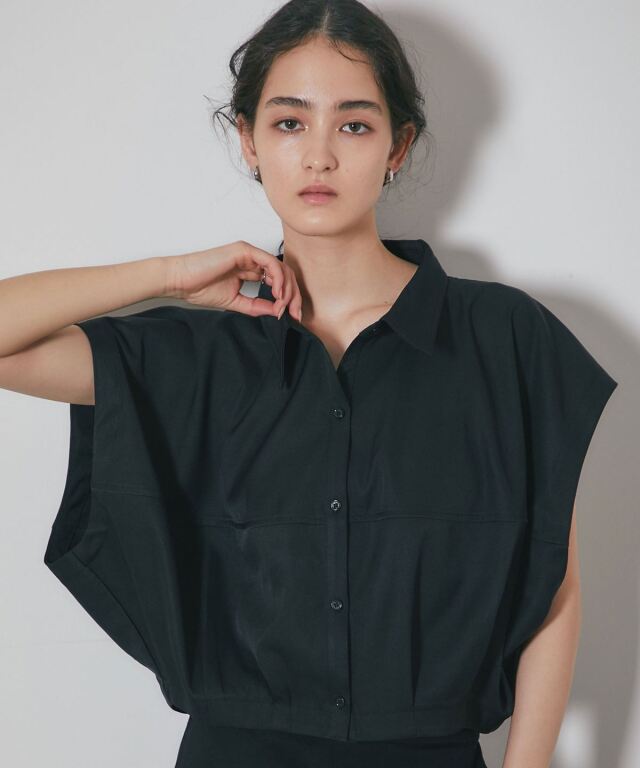 ARVELLIA】TUCKED SHORT VEST