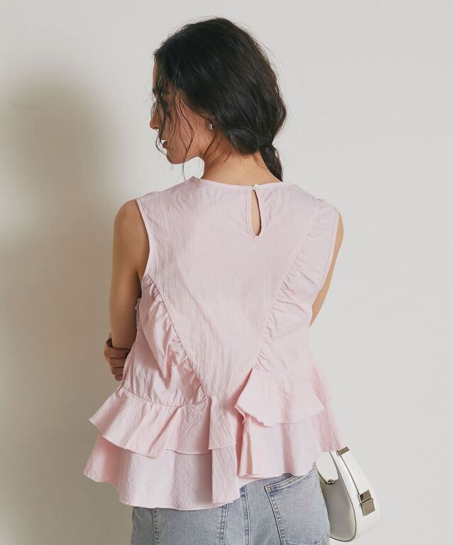 ARVELLIA】ASYMMETRIC CASCADE TOP