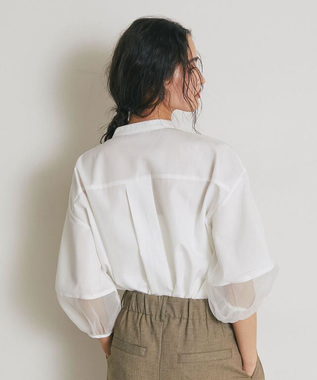 ARVELLIA】AIRY SLEEVE SHIRT