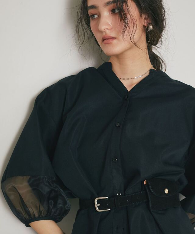 ARVELLIA】AIRY SLEEVE SHIRT