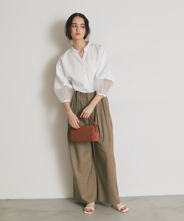 芽來 ARVELLIA】AIRY SLEEVE SHIRT