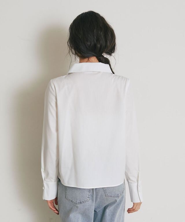 ARVELLIA】FRILL PANEL BLOUSE