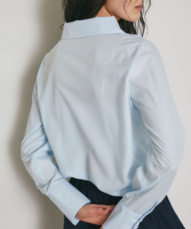 ARVELLIA】FRILL PANEL BLOUSE