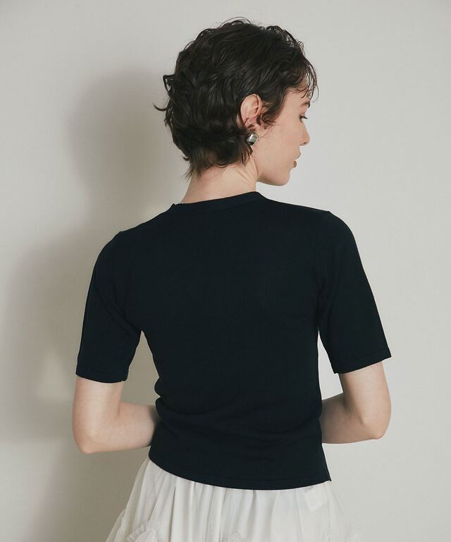 ARVELLIA】RUVHED KNIT TOP