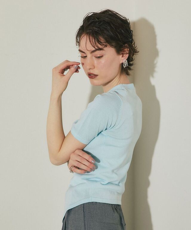 カンパニーさん専用 ARVELLIA】RUVHED KNIT TOP