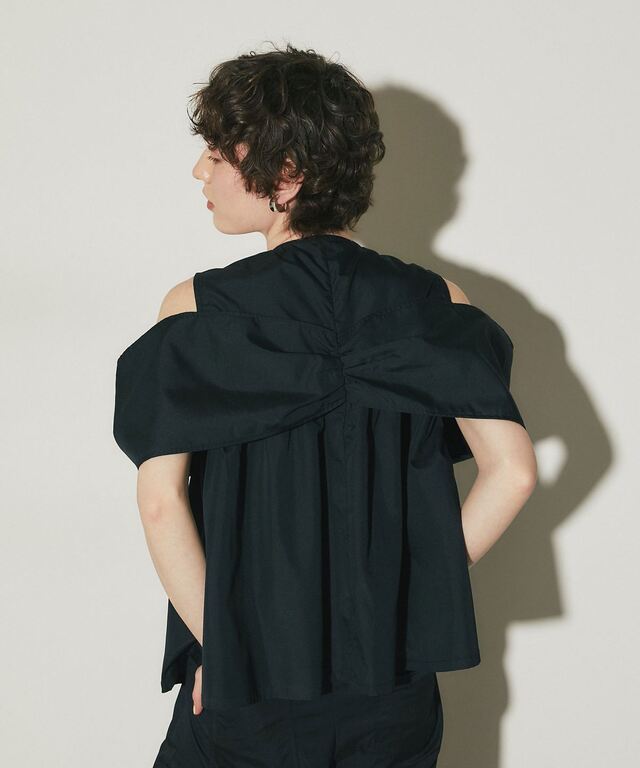 ARVELLIA】 SCULPTED BOW BLOUSE