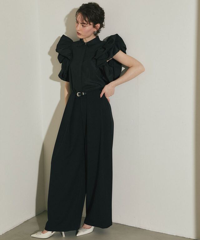 ARVELLIA】AIRY RUFFLE BLOUSE