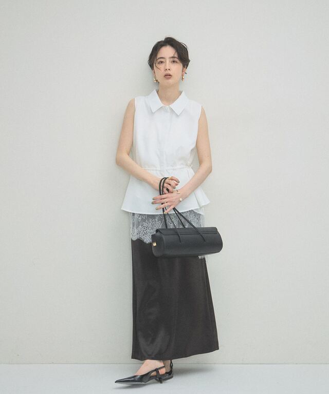 ARVELLIA】WAIST DRAW BLOUSE