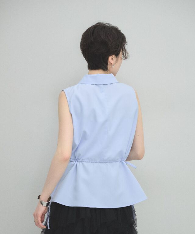 ARVELLIA】WAIST DRAW BLOUSE