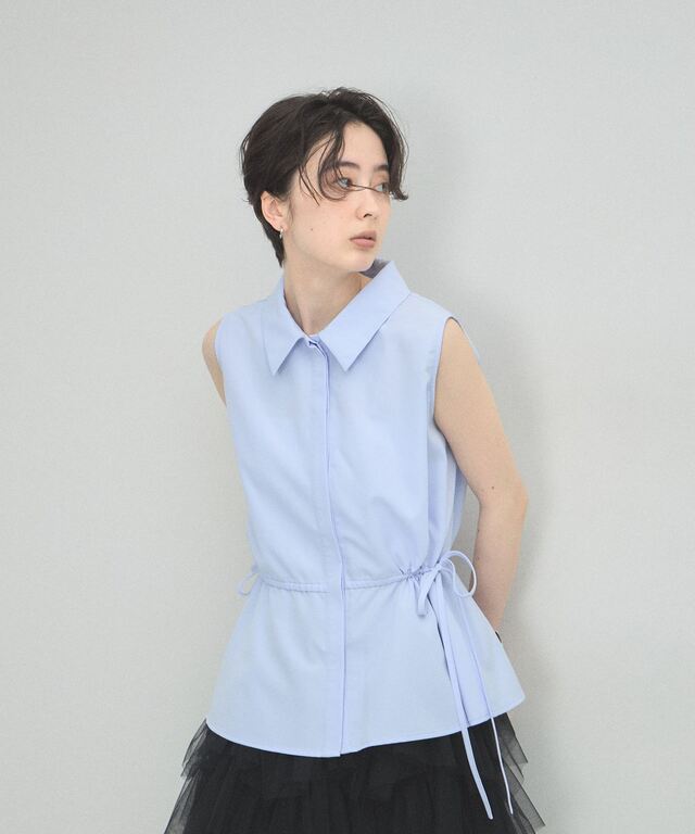 触媒 ブラケット付き 円筒形 ARVELLIA】WAIST DRAW BLOUSE