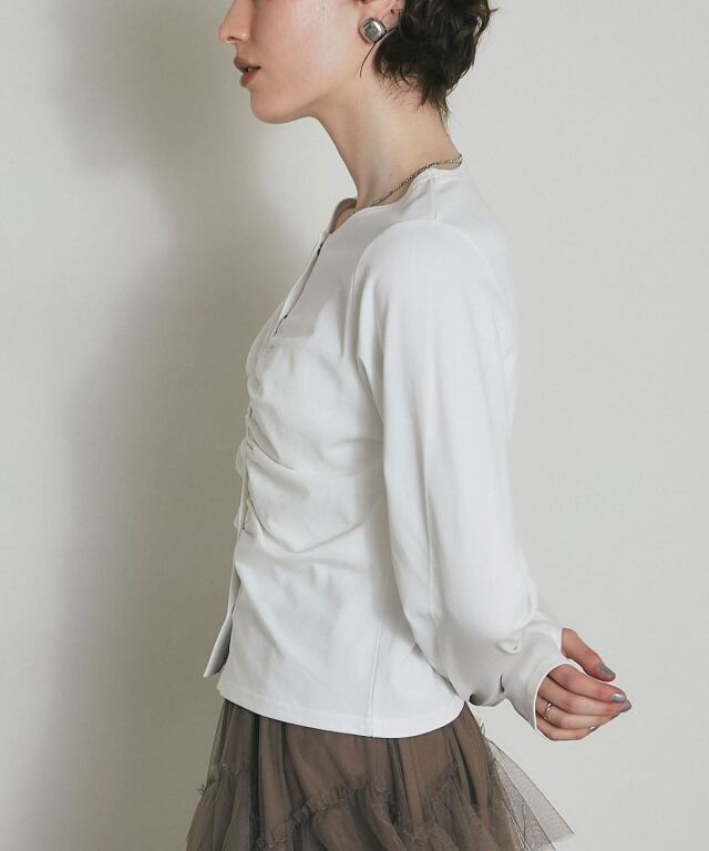 ARVELLIA】UV GATHER CARDIGAN