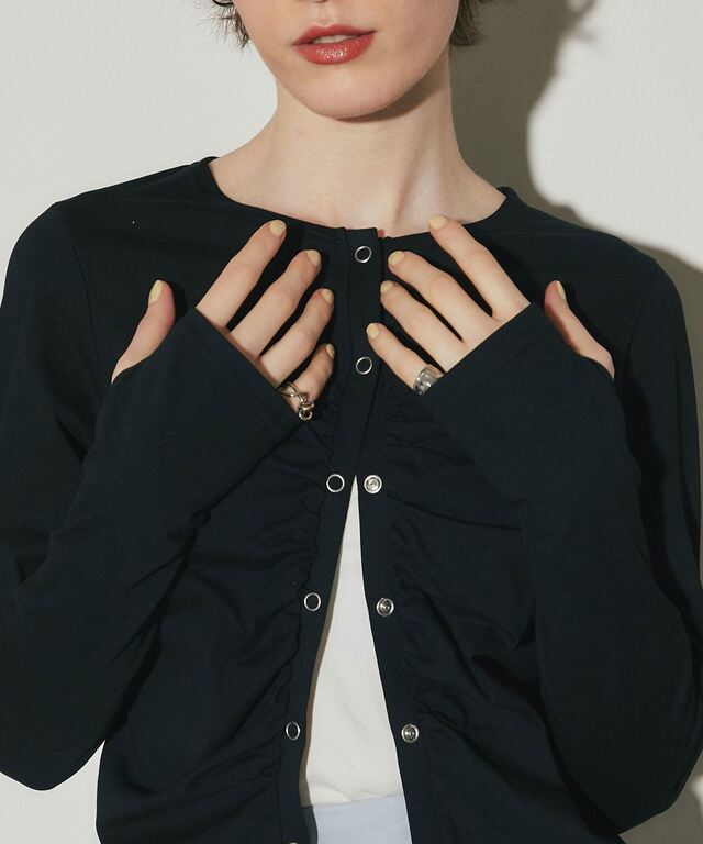 きゃべた様【新品未開封】アチーブメント セールス・スキルアップ ARVELLIA】UV GATHER CARDIGAN