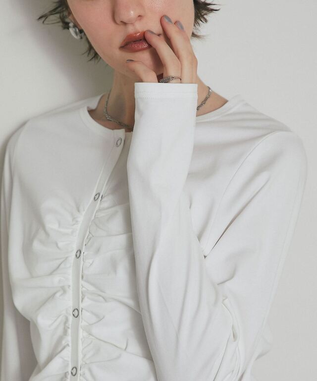 ARVELLIA】UV GATHER CARDIGAN